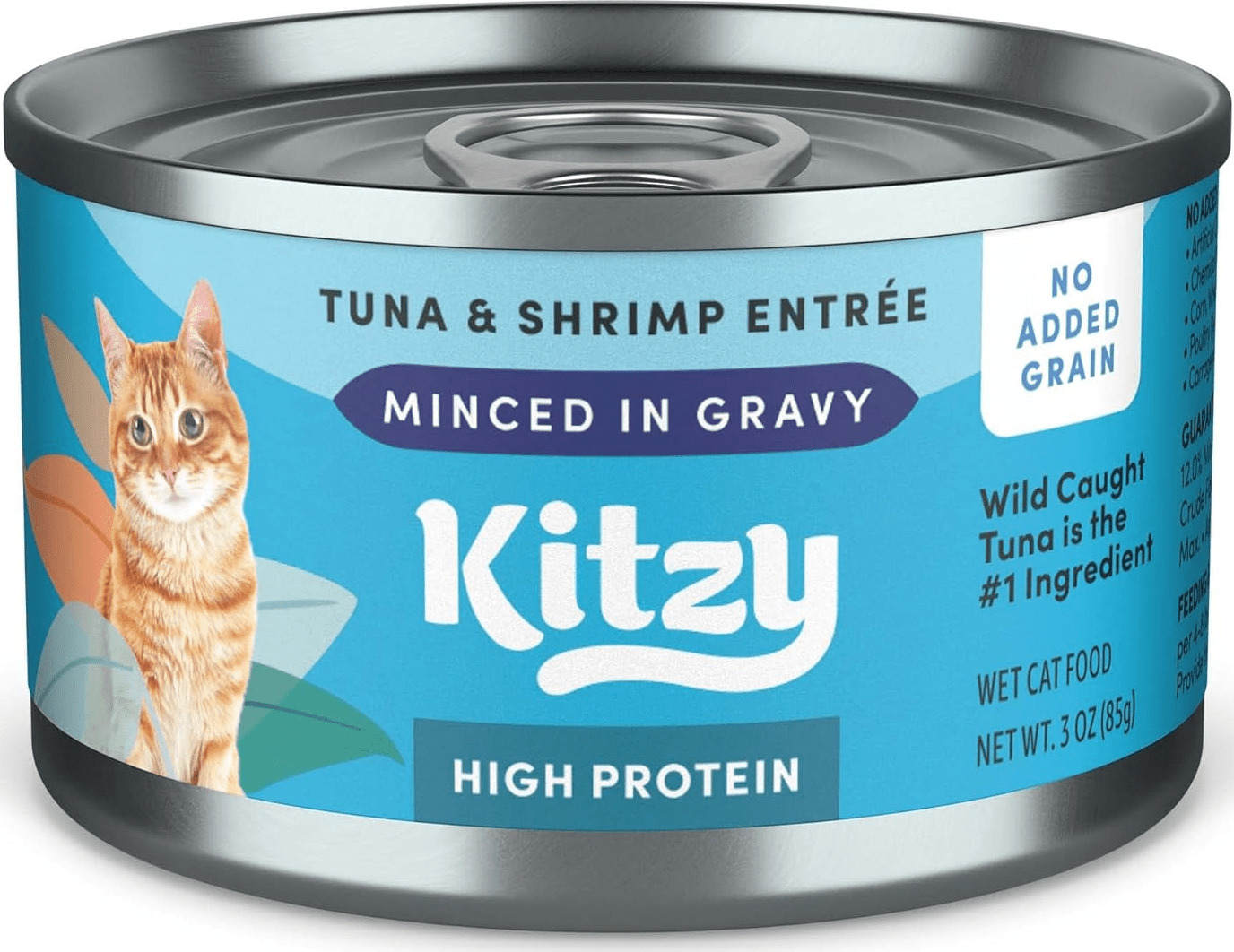 Kitzy High Protein Wild Caught Tuna & Shrimp In Gravy